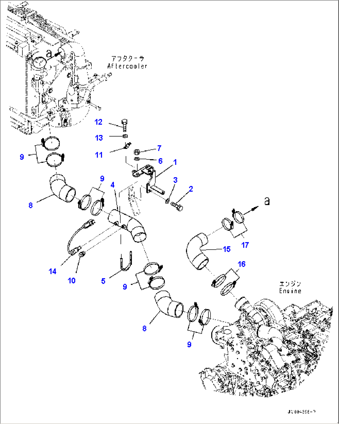 Engine Related Parts, Air Intake Piping (#5129-)