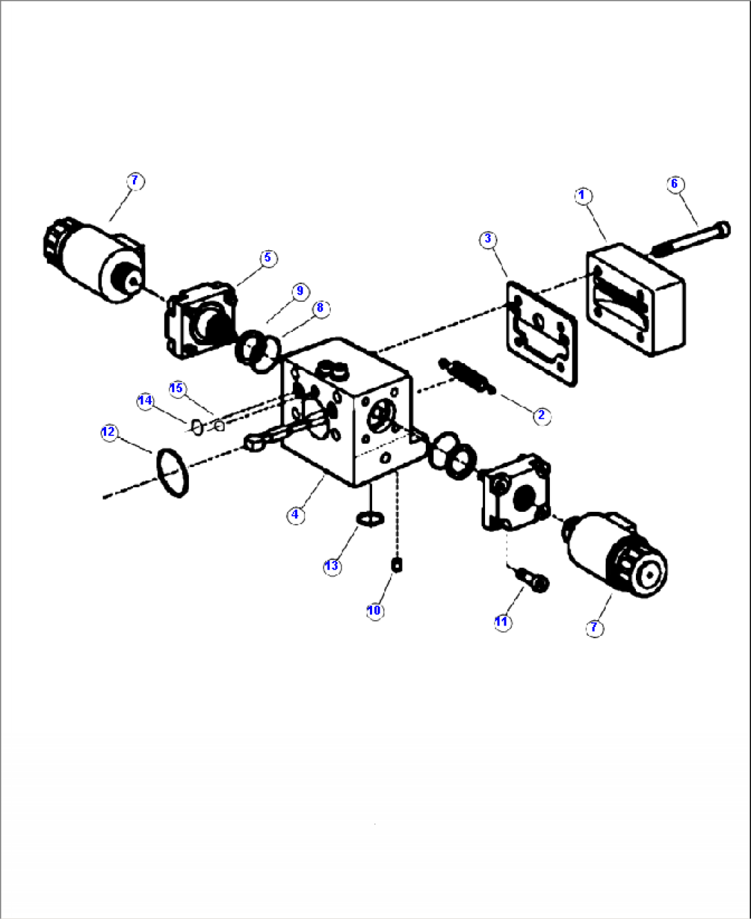 H0248-01A0 TRACK DRIVE PUMP STROKE CONTROL VALVE