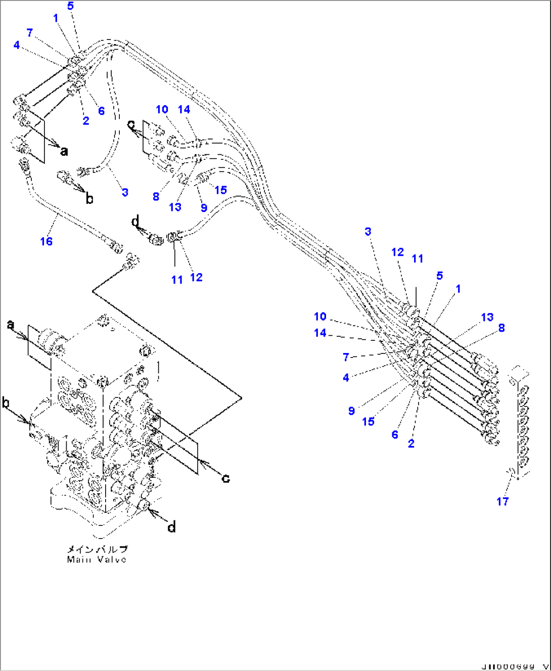 Proportional Pressure Control (PPC) Valve Circuit, 1-actuator(#C30001-)