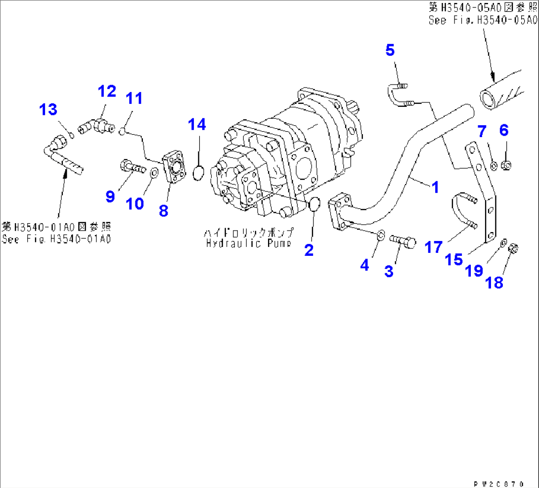 HYDRAULIC PUMP (BRAKE LINE)