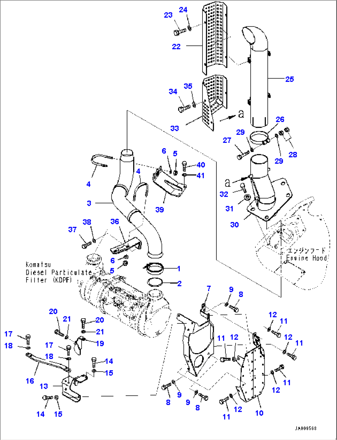 Exhaust Pipe, (#30001-30615)