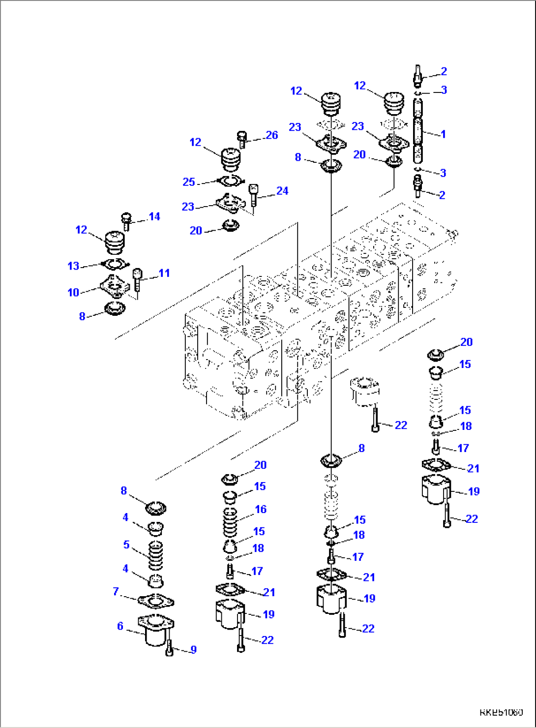 10-SPOOL CONTROL VALVE MECHANICAL CONTROLS (7/17)
