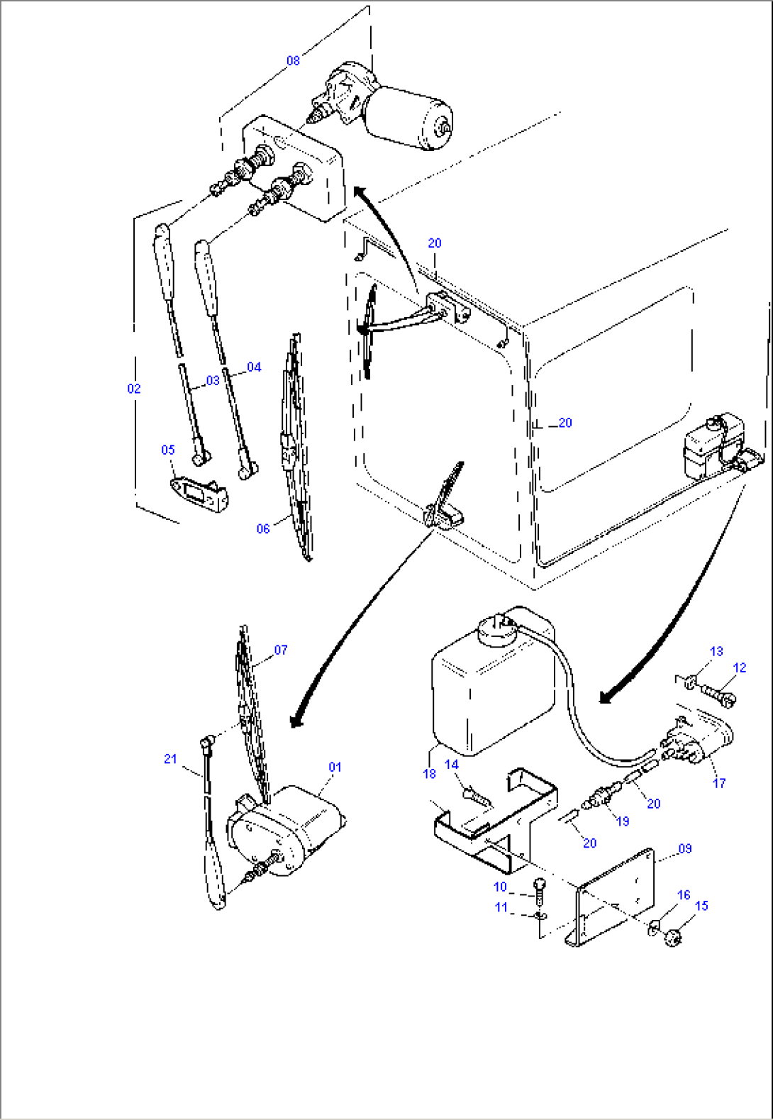 WIndscreen Washing Assy.