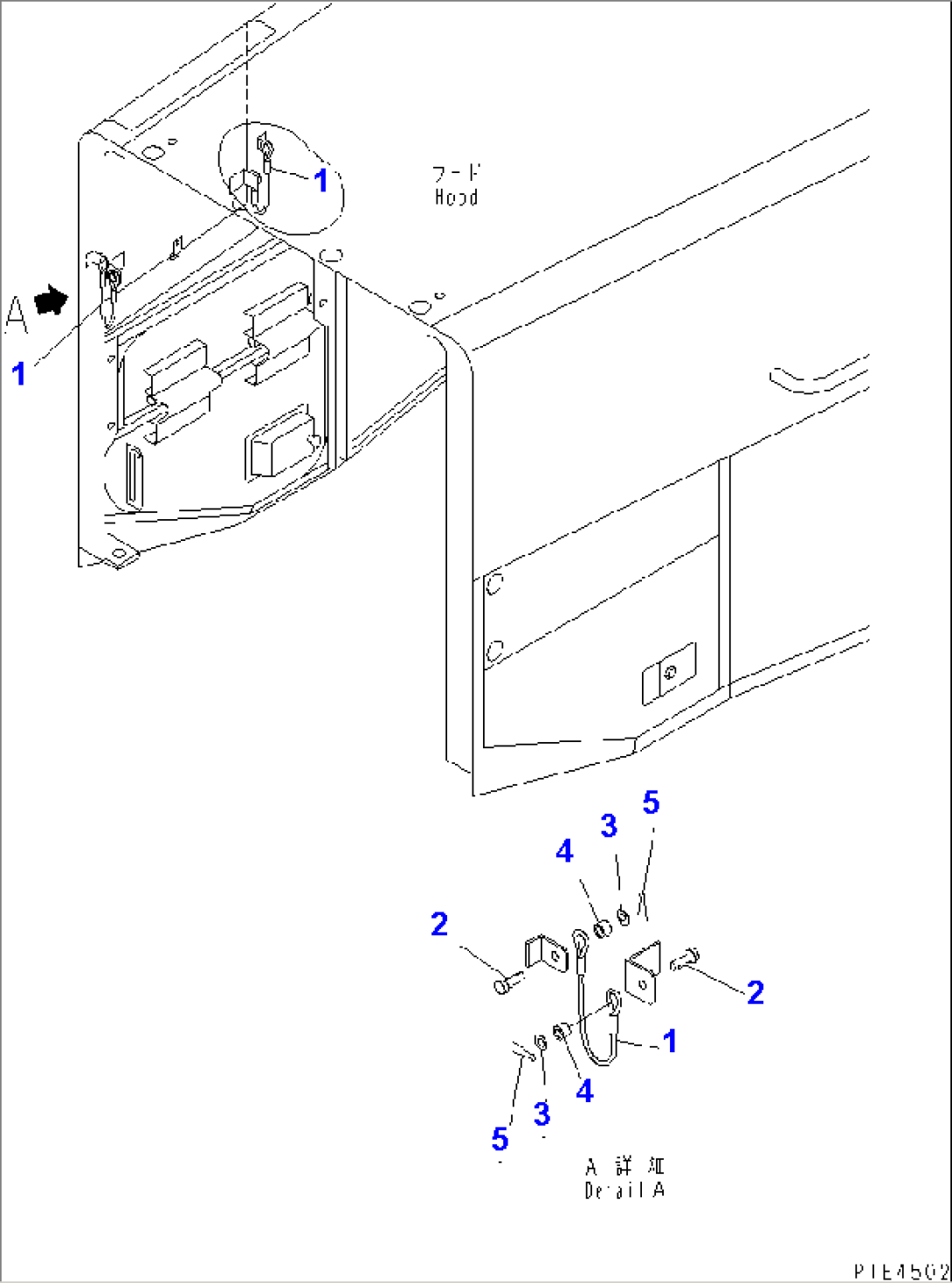 RADIATOR GUARD AND HOOD (STOPPER)
