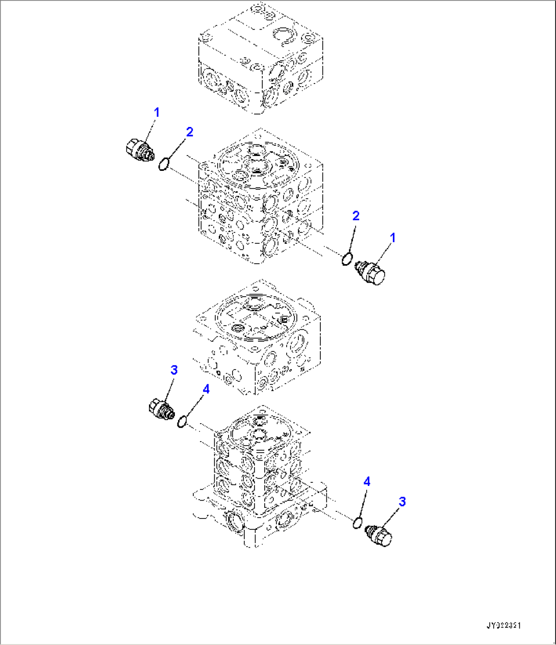 Control Valve, Inner Parts (17/29) (#30001-)