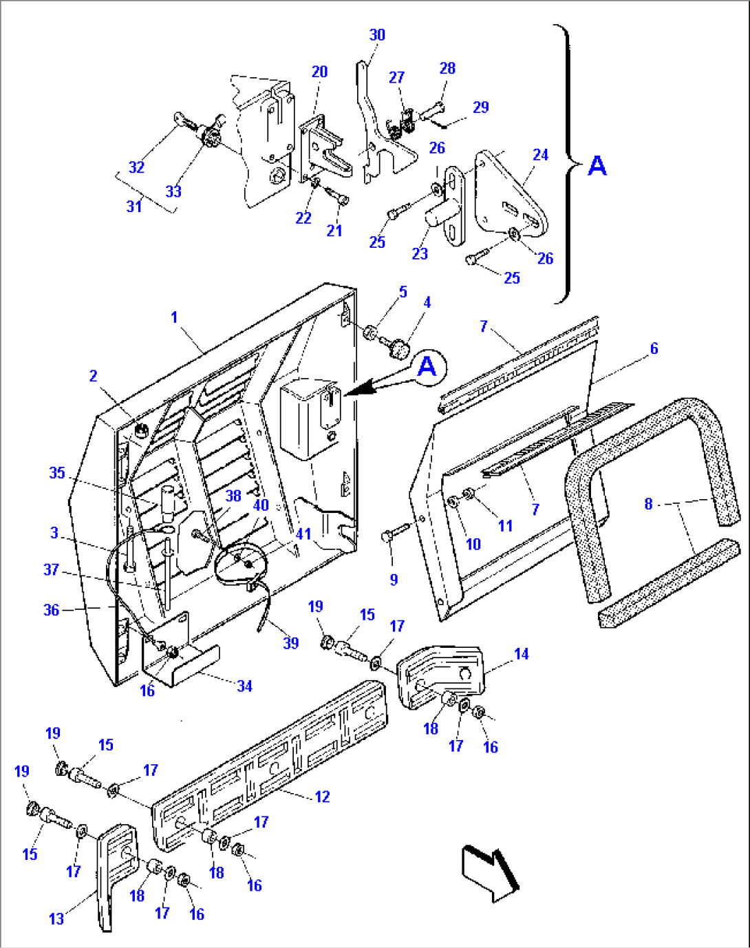 REAR DOOR