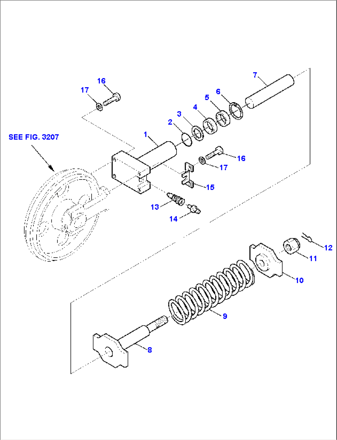 IDLER (FOR STEEL SHOE) (2/2)