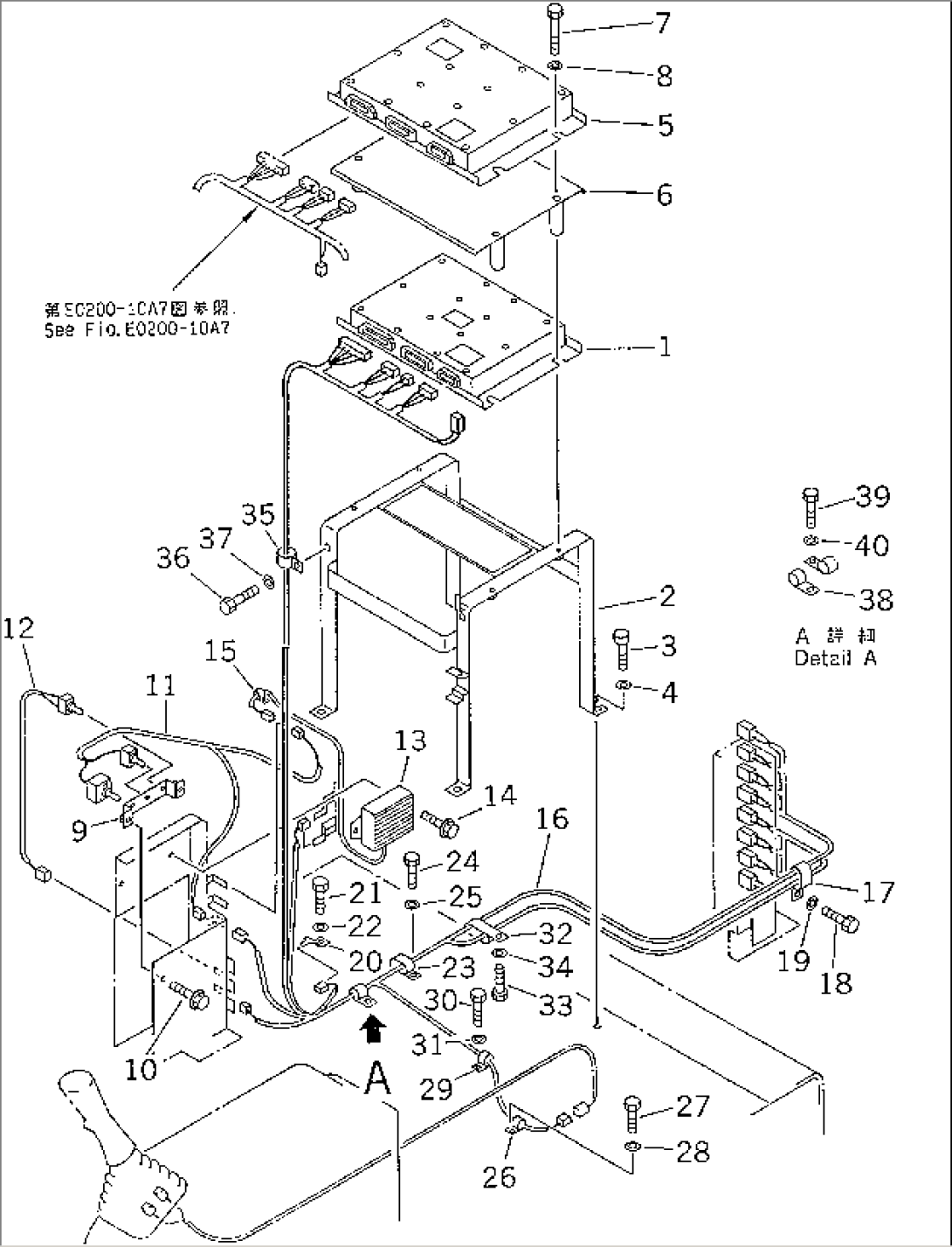 WIRING (ELECTRONIC HARNESS) (RADIO CONTROL SPEC.)(#80001-94998)