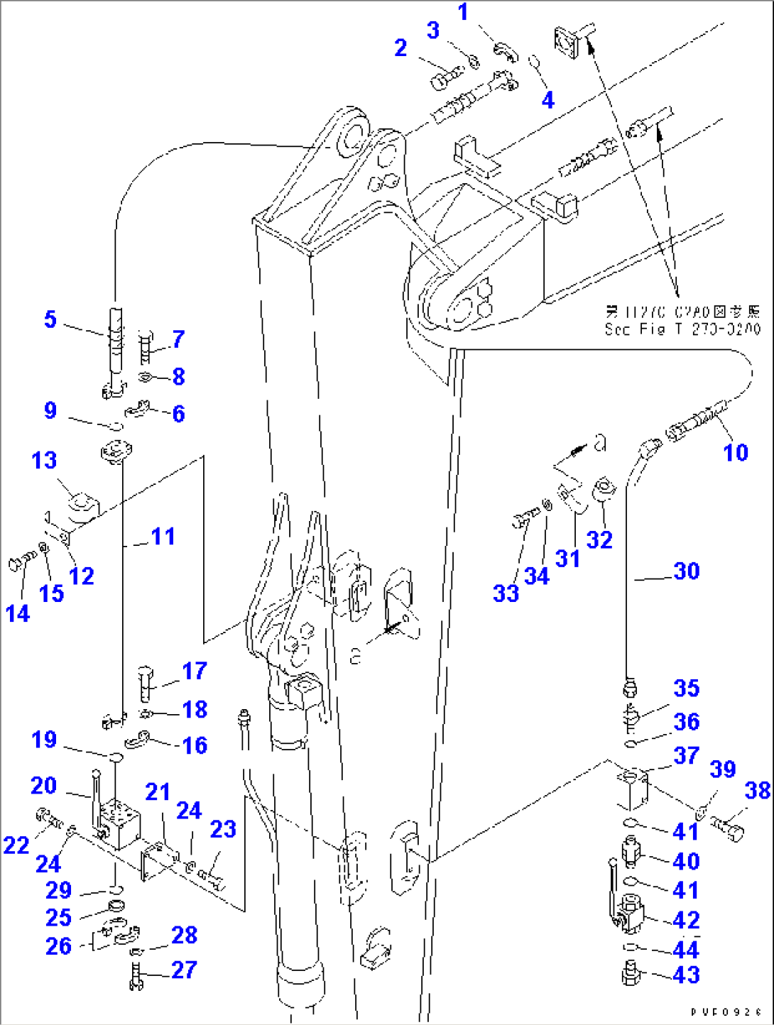 ATTACHMENT LINE (ARM LINE) (FOR 3.0M ARM)(#K34001-)