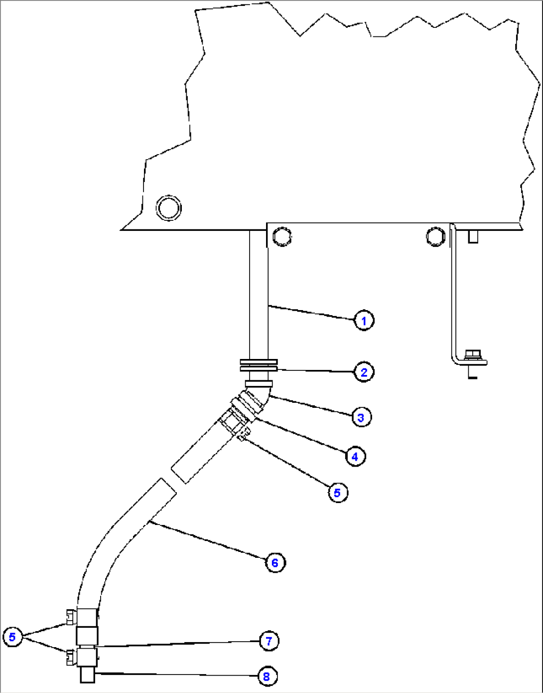 HEATER/AC DRAIN HOSE INSTALLATION