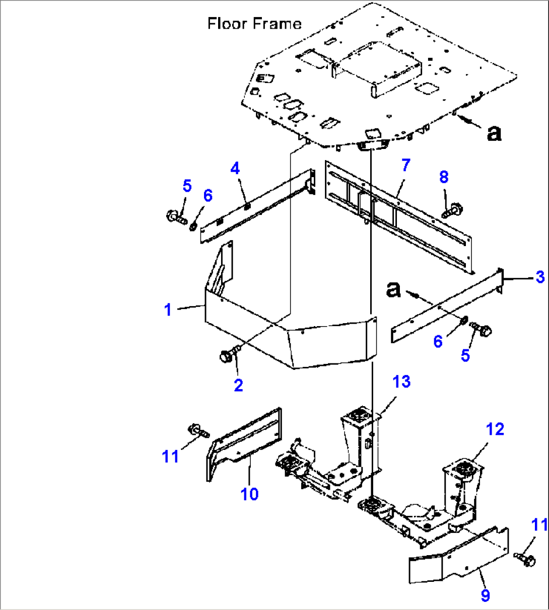 M4230-01A1 FLOOR COVER AUTO GREASE