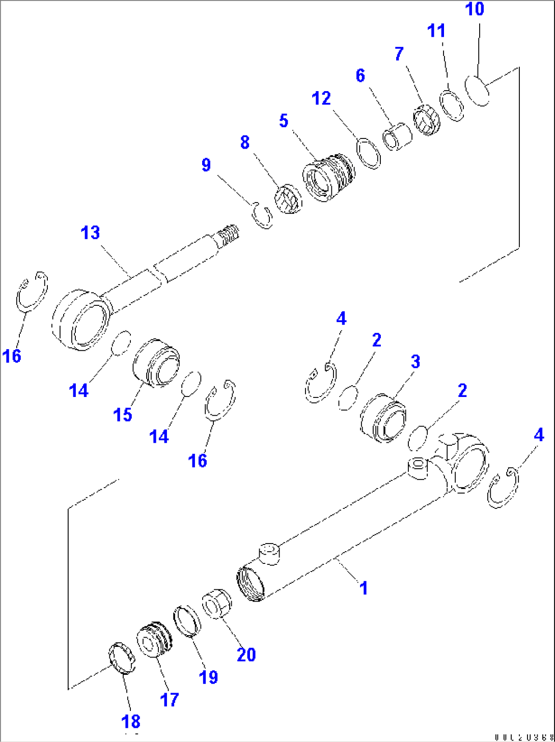 STEERING CYLINDER (INNER PARTS)