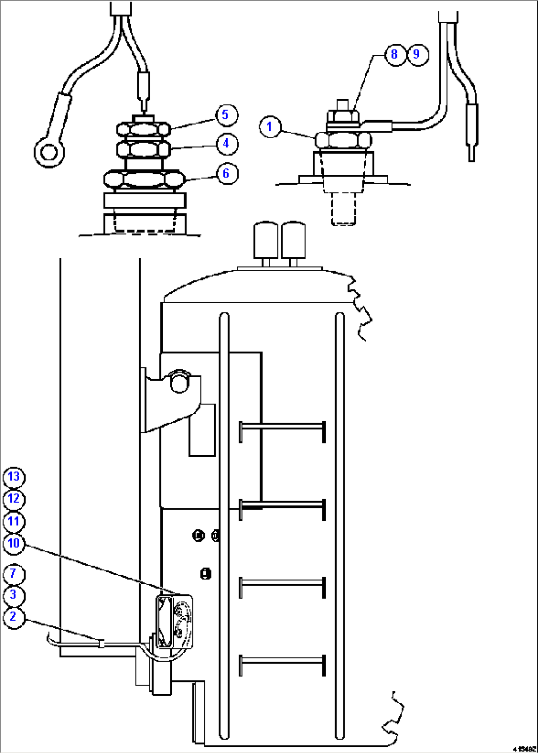 HYDRAULIC LOW OIL LEVEL & TEMPERATURE