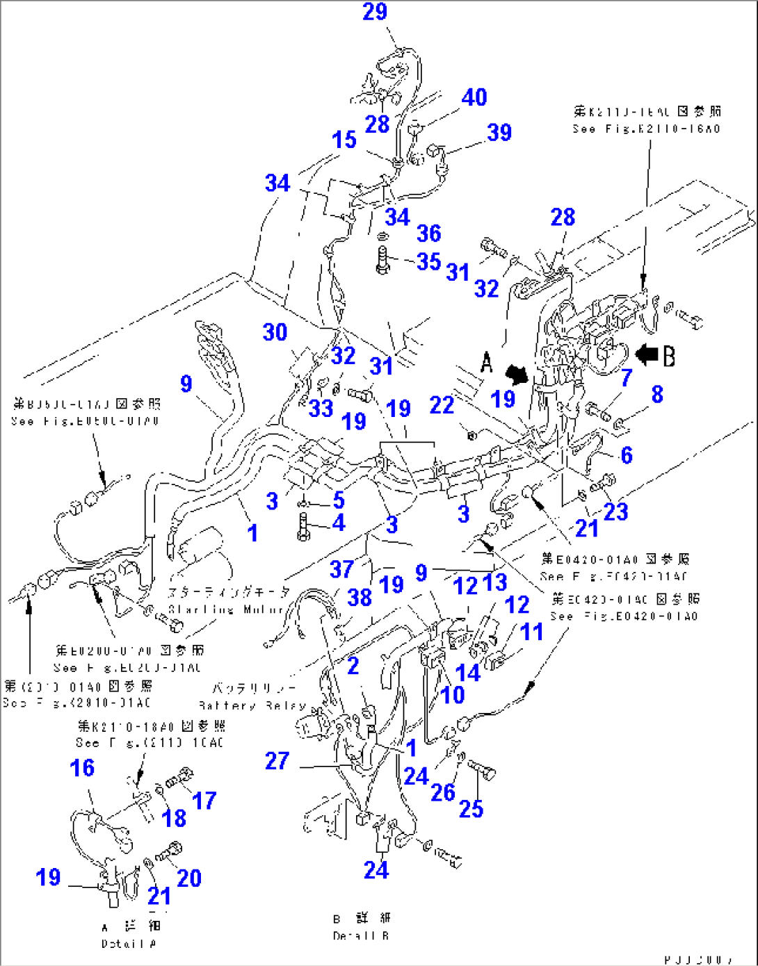 FLOOR FRAME (WIRING) (D60P)