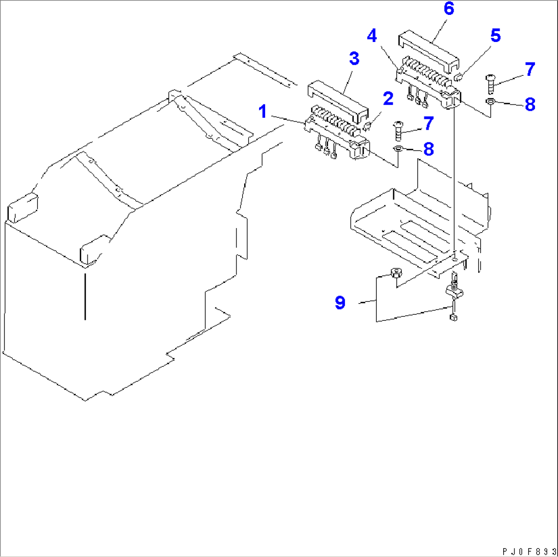 FLOOR (FUSE BOX)(#55001-)