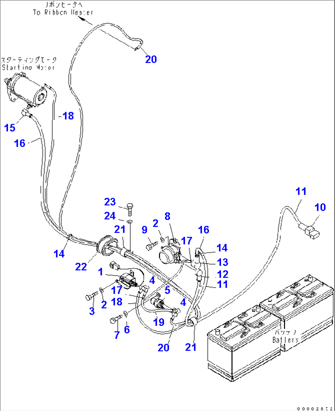 WIRING (STARTING HARNESS)