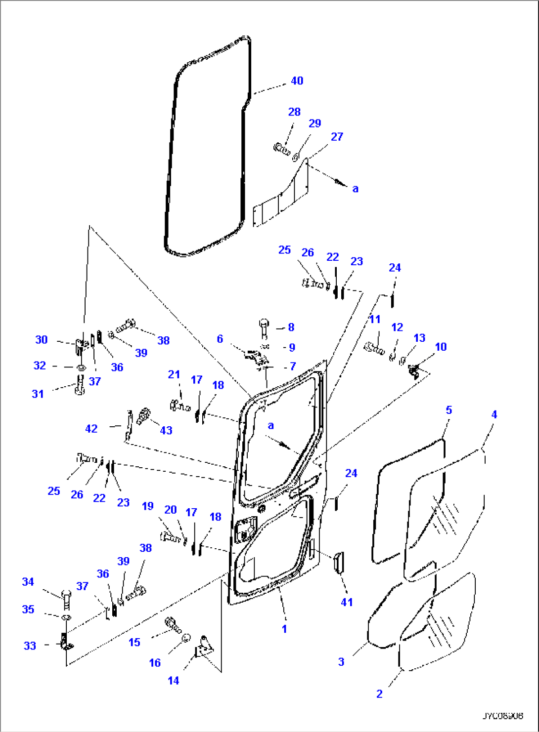 CAB, 1-ATTACHMENT, DOOR