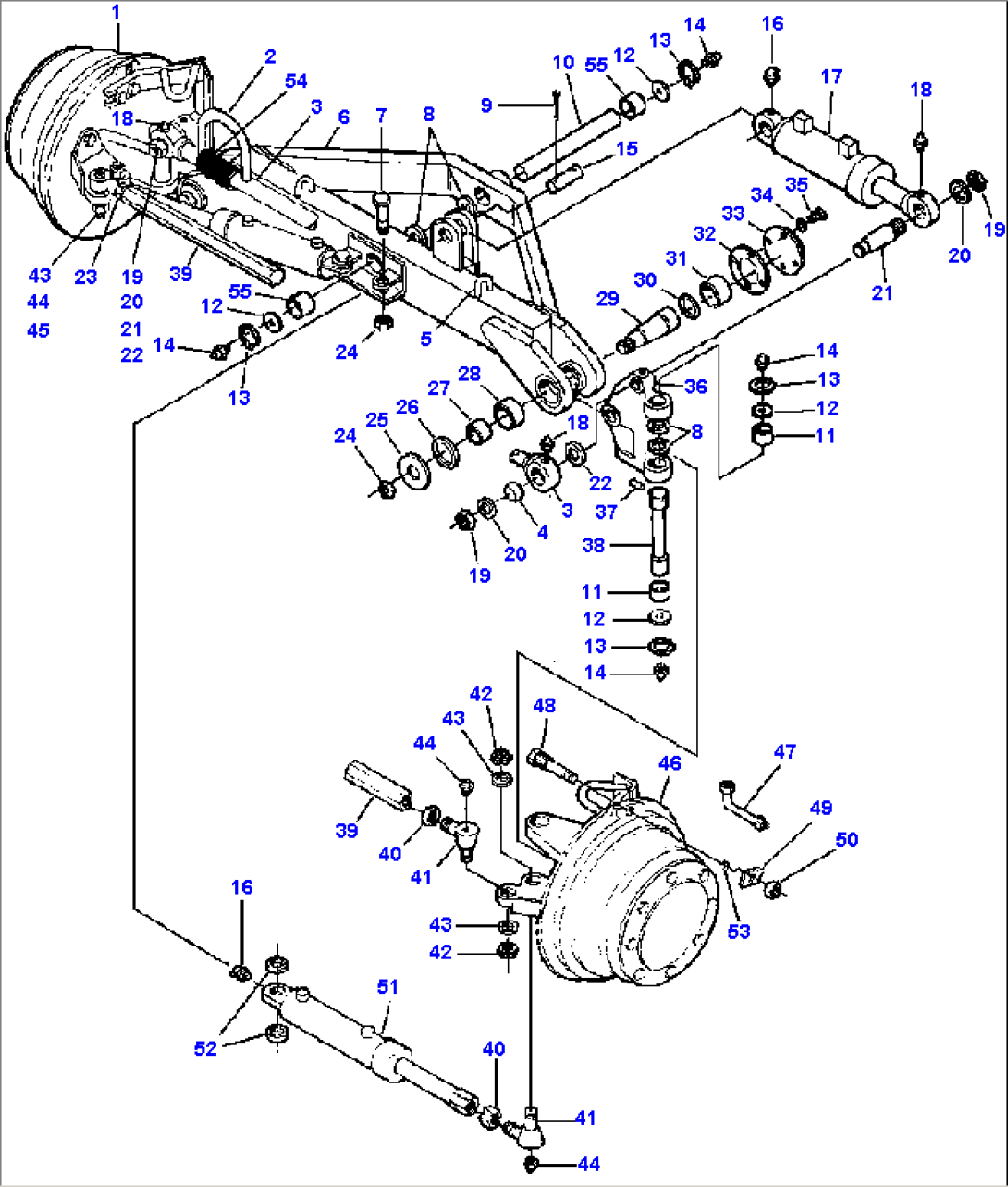 ALL WHEEL DRIVE FRONT AXLE MACHINES WITH FRONT FENDERS