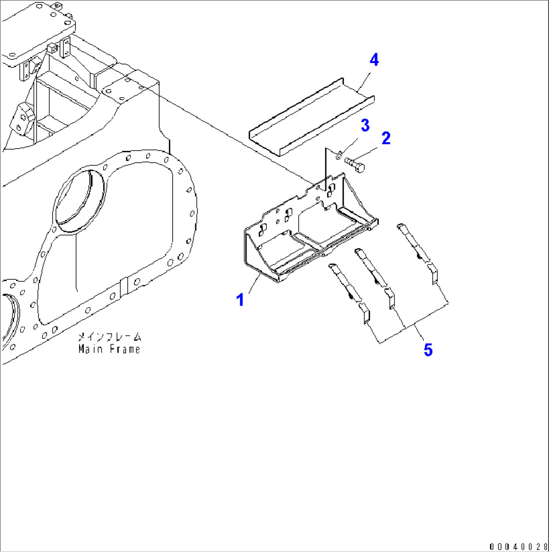 TOOL BRACKET(#11001-)