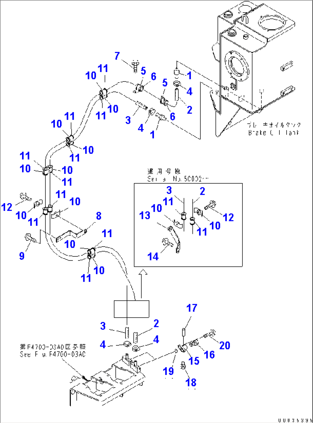 BRAKE PIPING (DRAIN LINE)