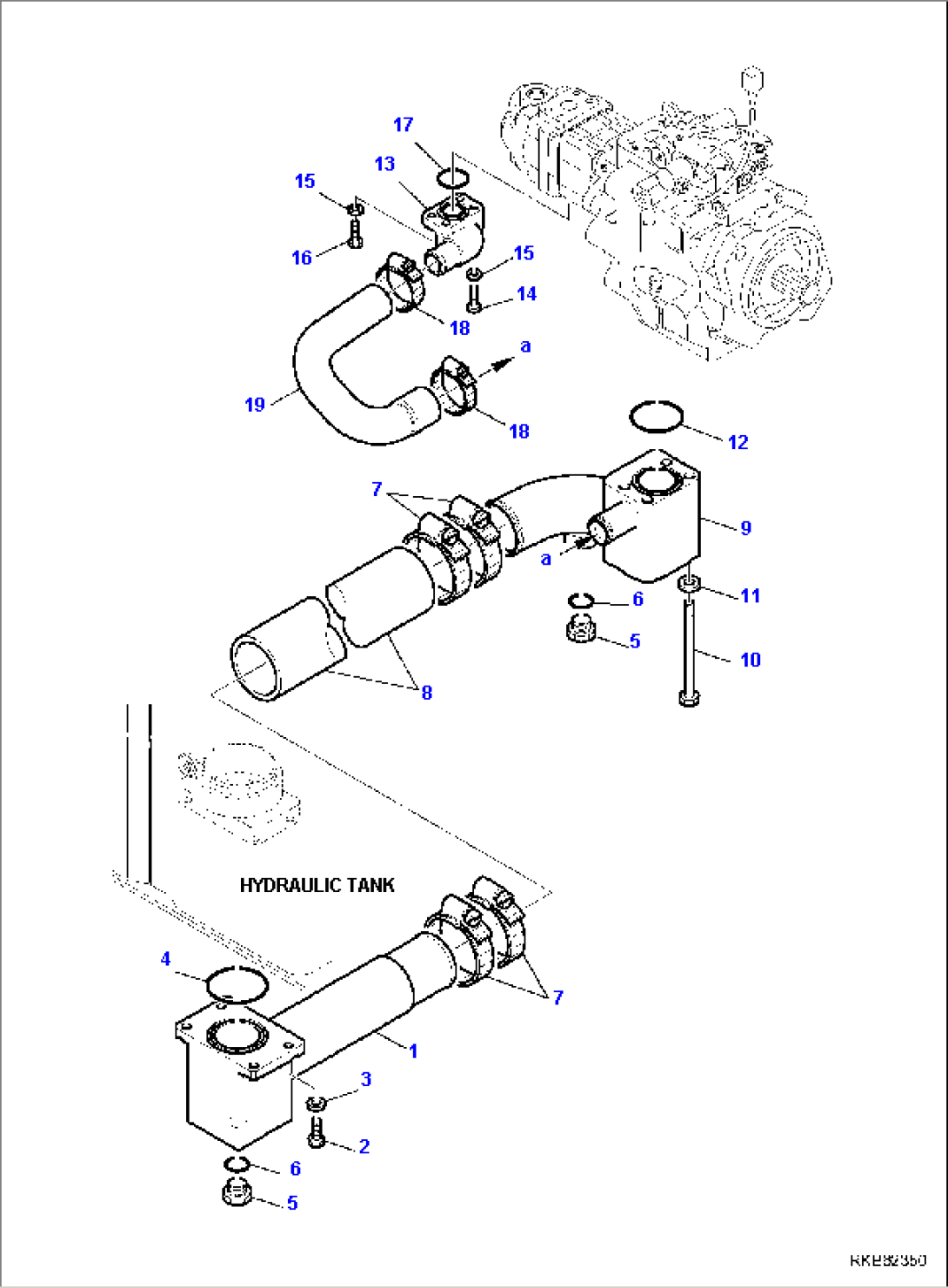 HYDRAULIC PIPING (SUCTION LINE)