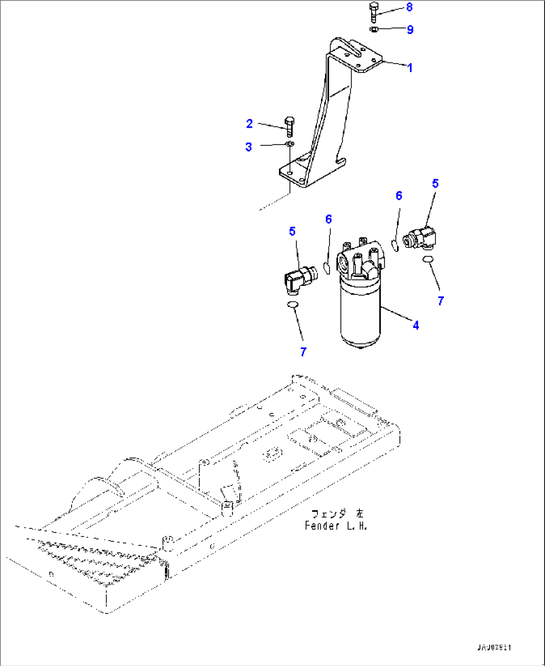 Fender Group, Power Train Filter (#80001-)