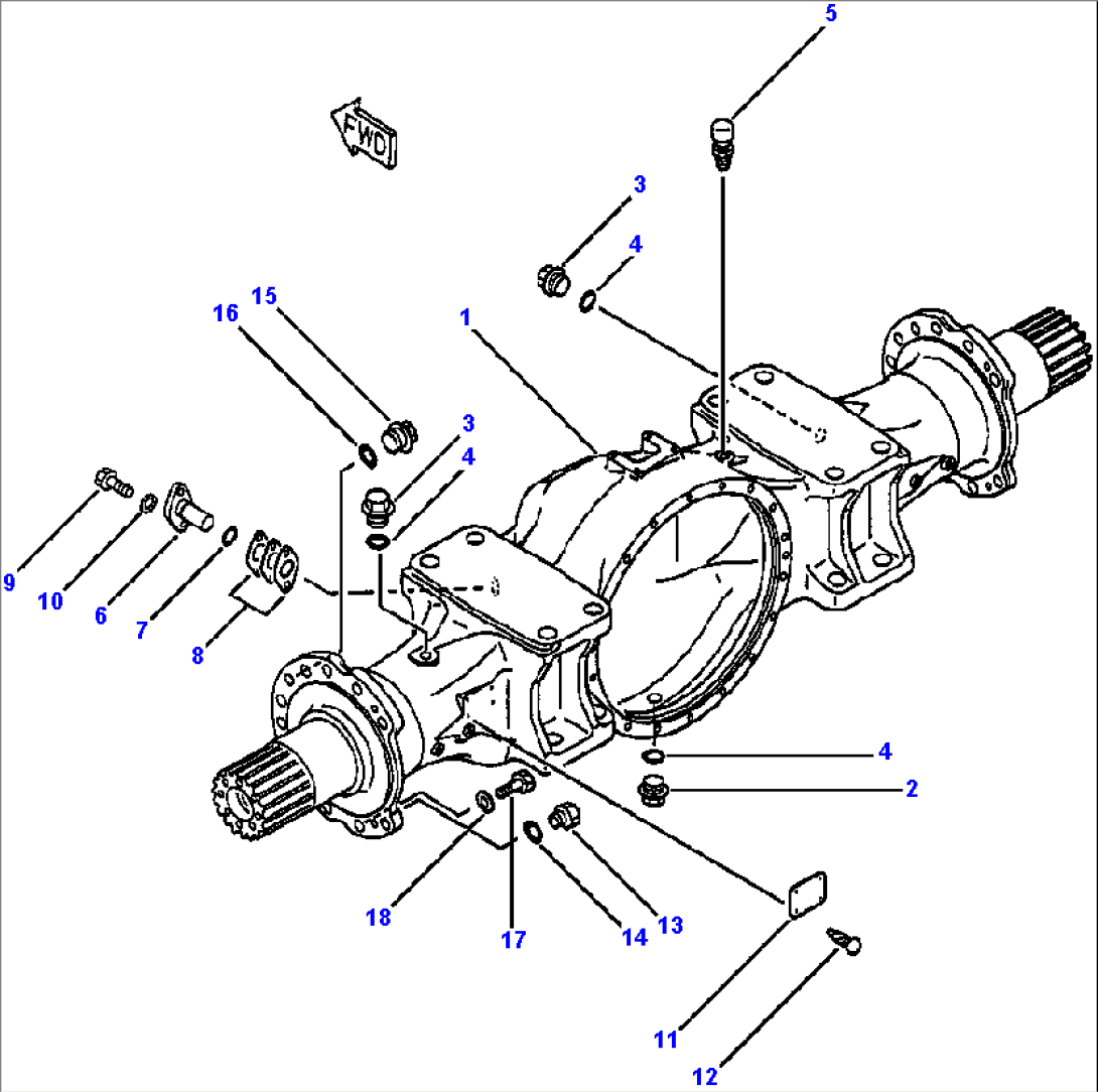 FRONT AXLE HOUSING