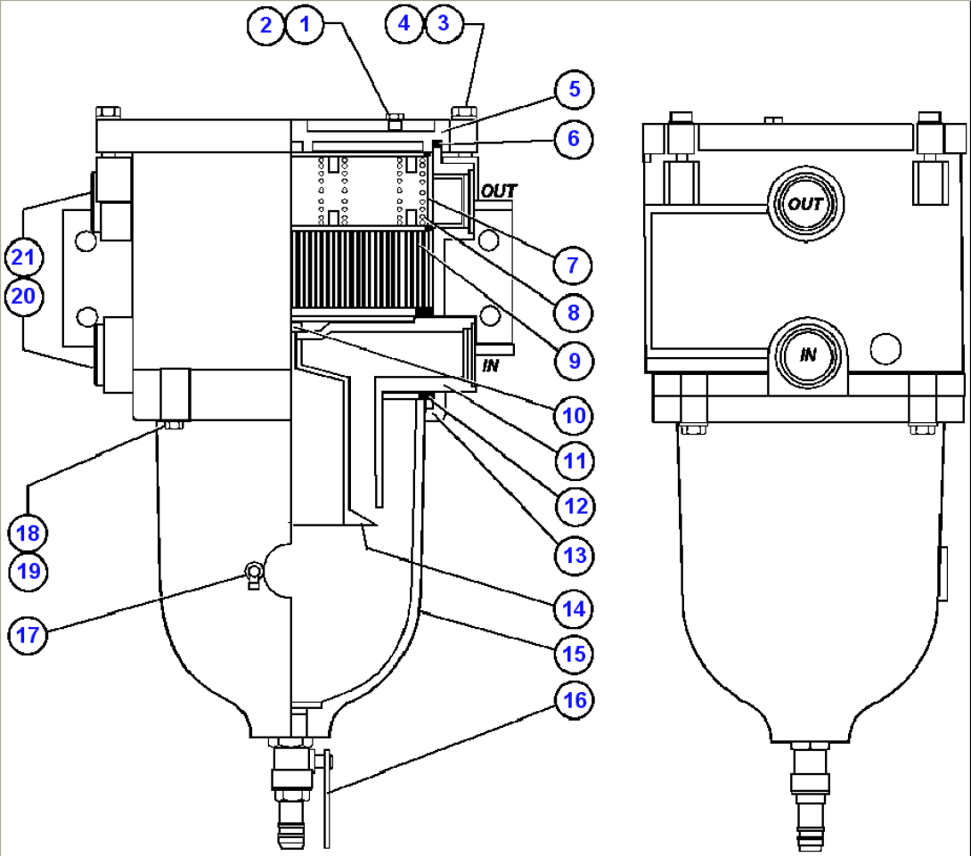 FUEL / WATER SEPARATOR (PB9500)