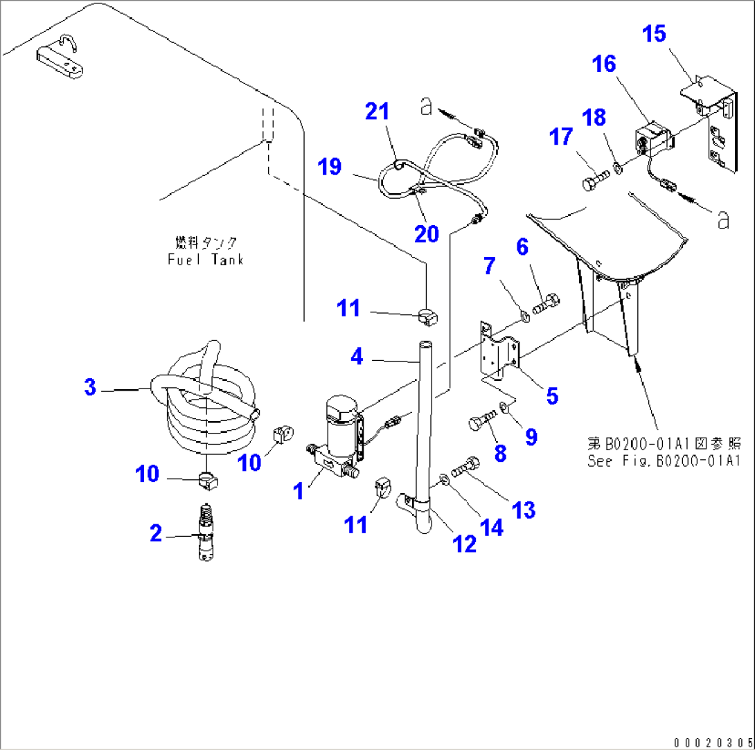 FUEL SELF SUPPLY PUMP(#70001-)