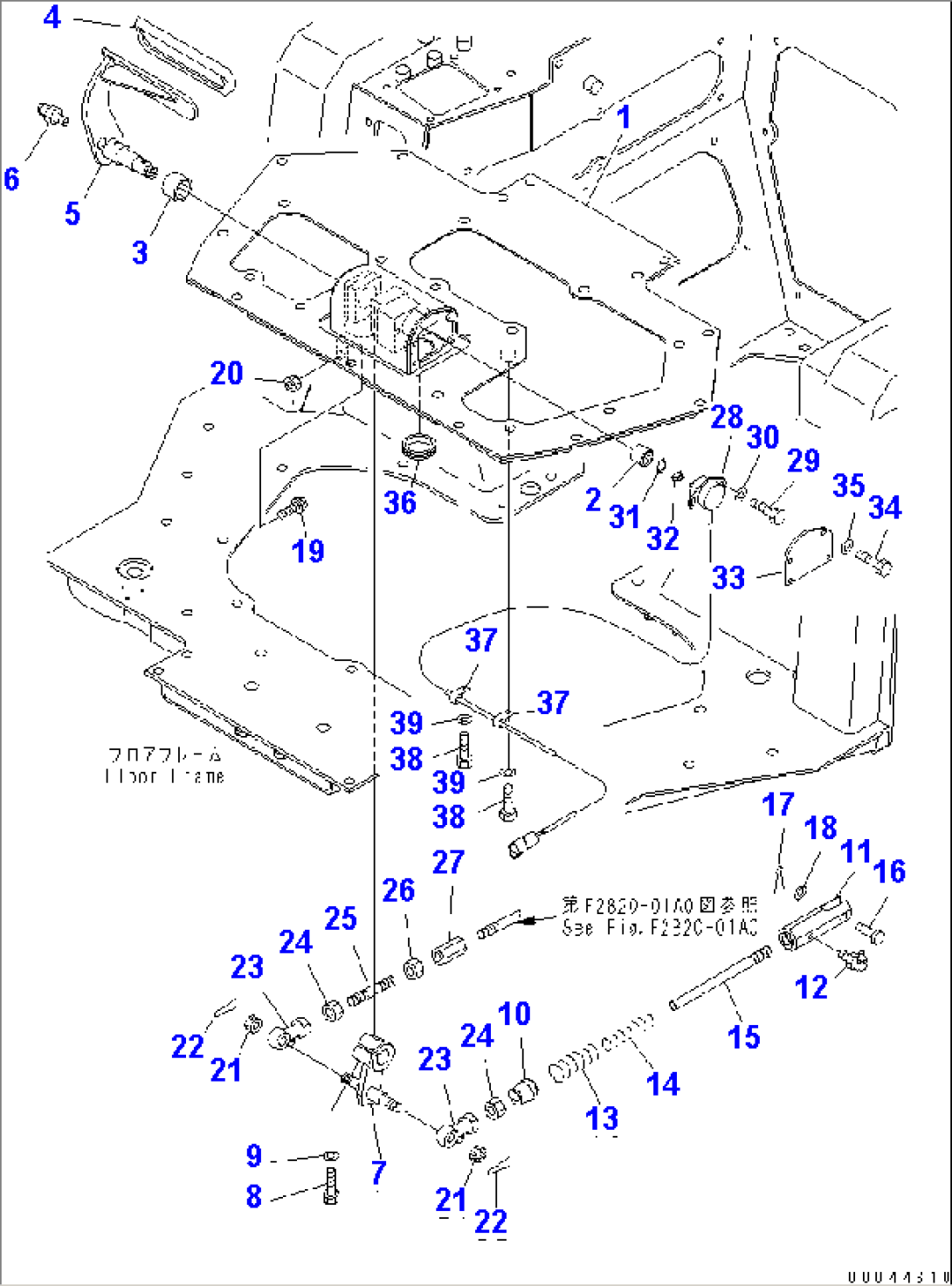 FLOOR FRAME (BRAKE PEDAL)