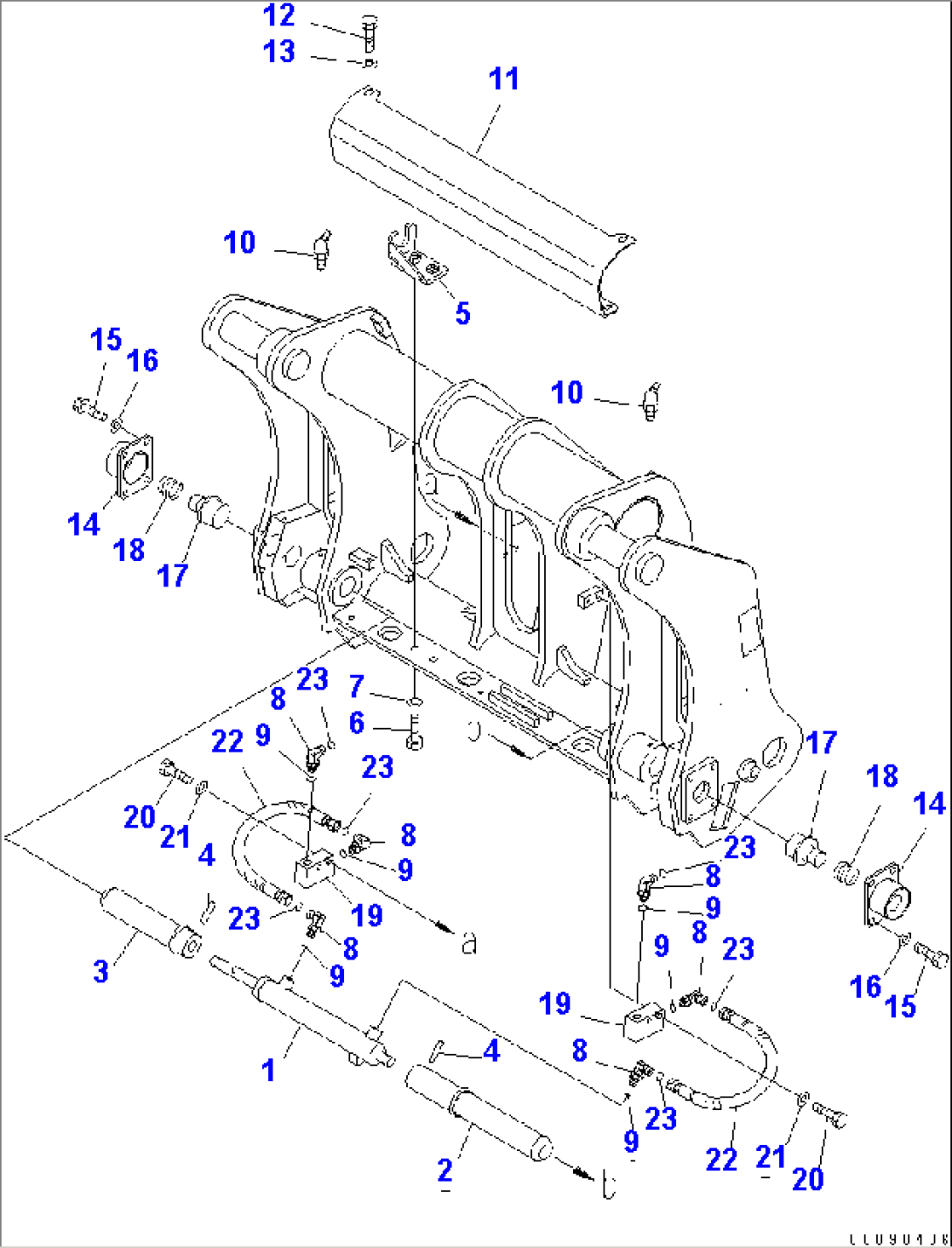 MULTI COUPLER (LOCK CYLINDER)(#70001-)