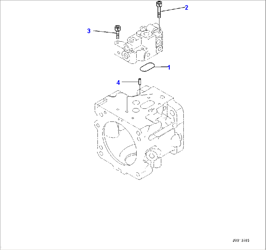 Hydraulic Pump and Motor, Fan Pump (5/6) (#1001-)