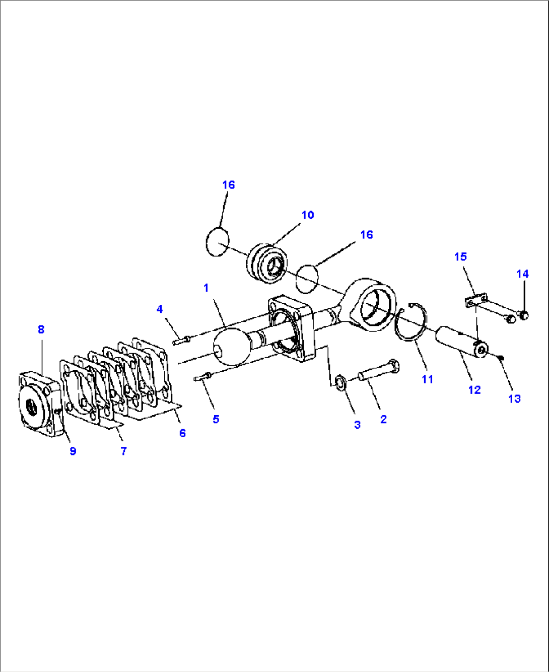 T0300-01A0 PITCH ROD, FIXED (LONG)