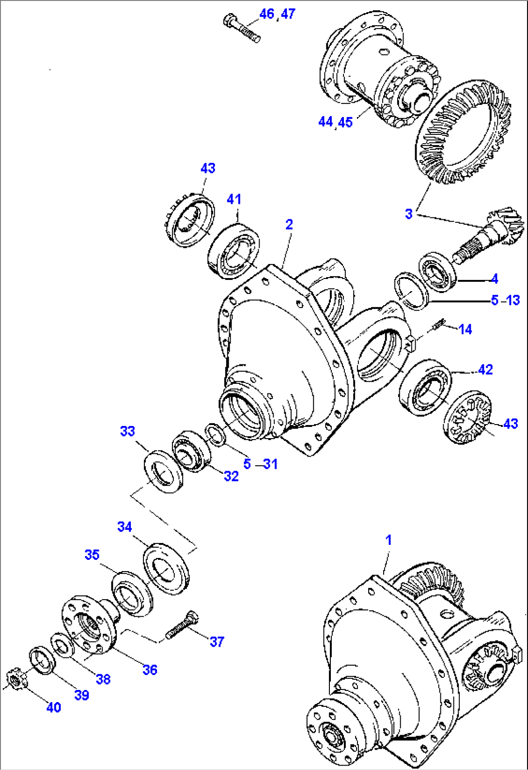 AXLE INSERT, FRONT AXLE