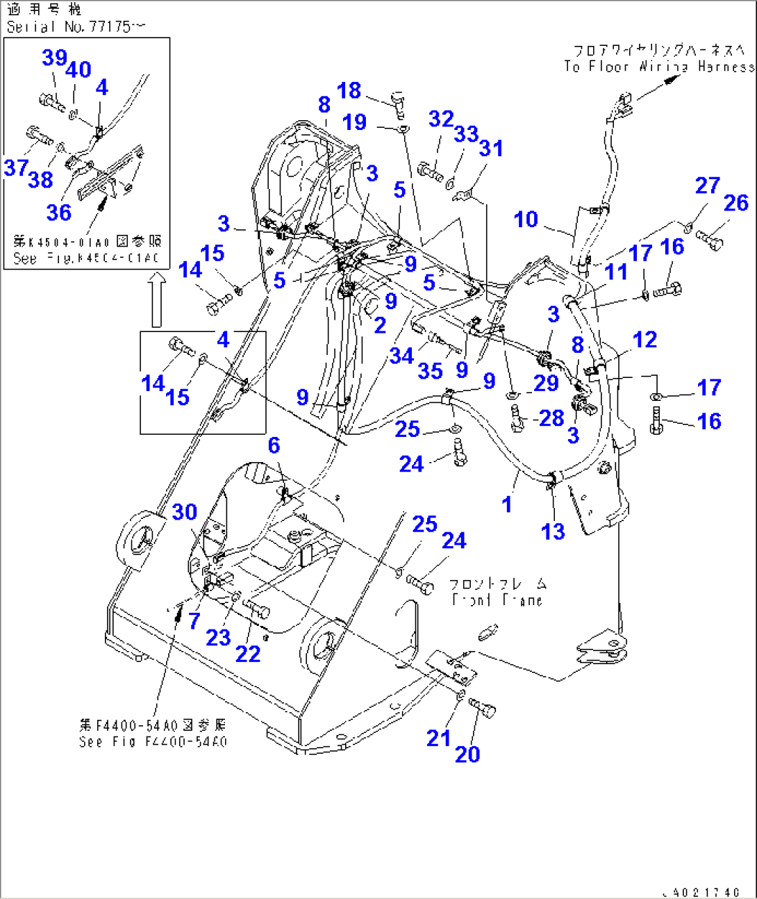 FRONT HARNESS (FOR EXCEPT JAPAN)