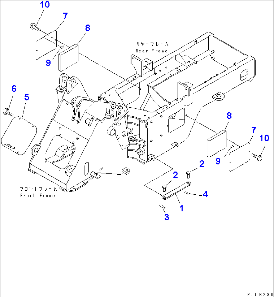 BAR LOCK AND COVER (SUPER SILENT PARTS) (1/2)