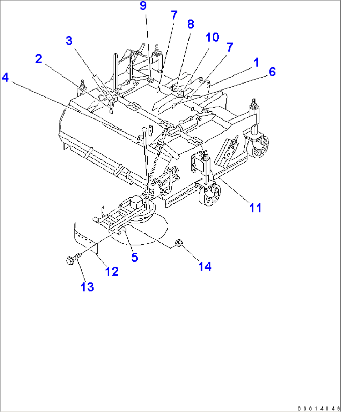 ROAD SWEEPER (IRON WHEEL TYPE)
