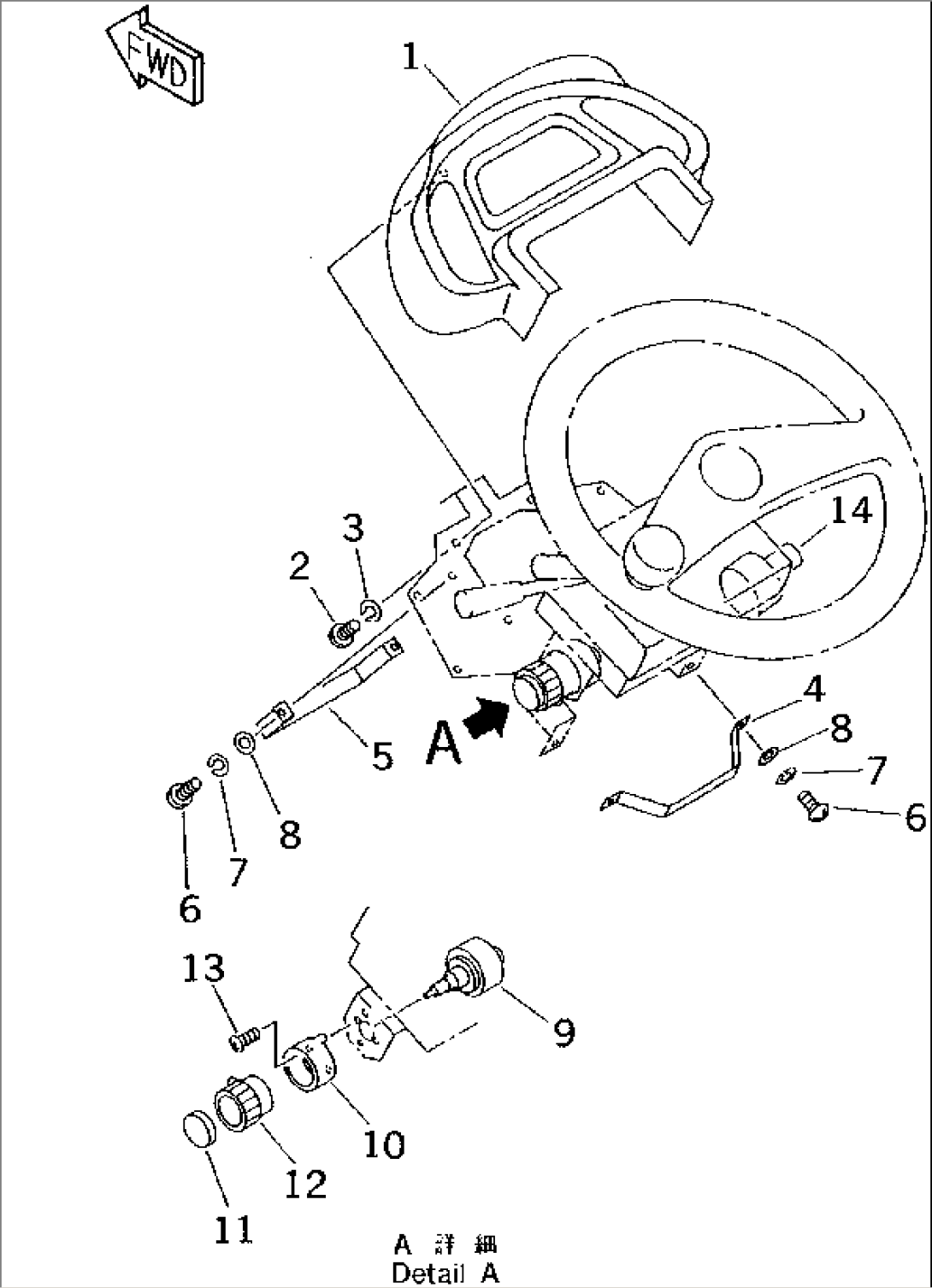 INSTRUMENT PANEL (WITH CAB)(#50001-)