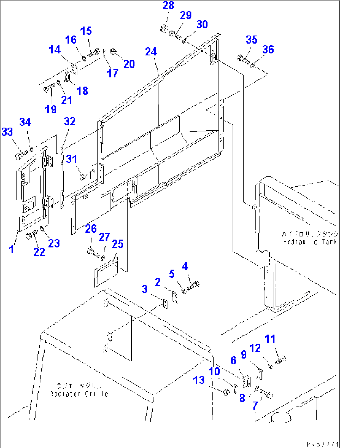 ENGINE SIDE PANEL (R.H.)(#10001-11000)