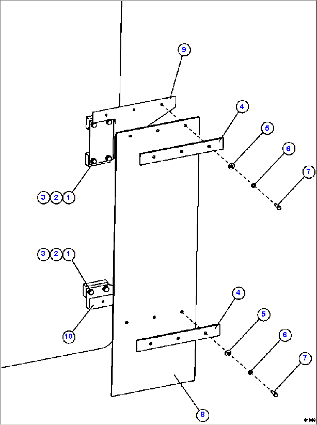 FUEL TANK MUD FLAPS 1/2