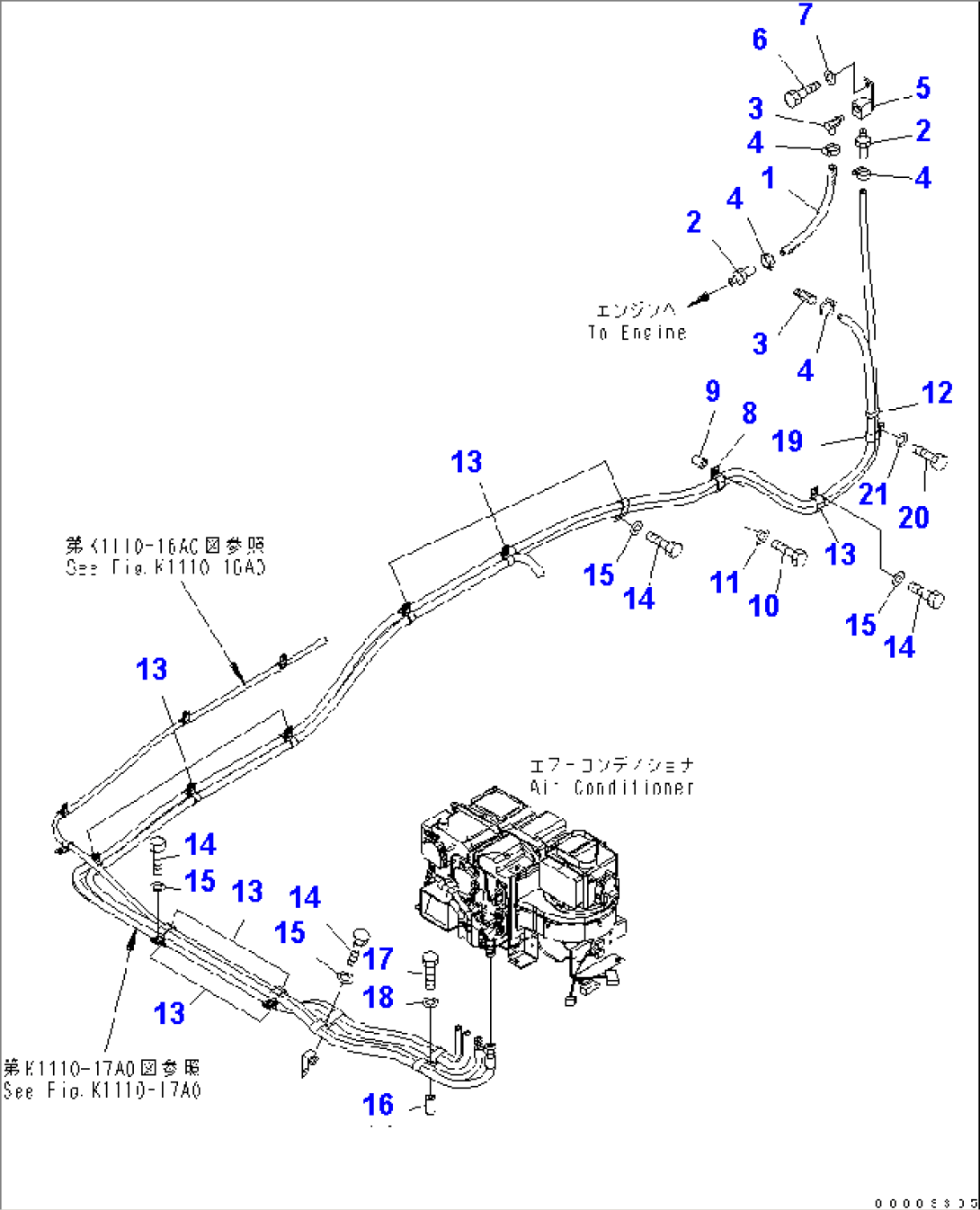AIR CONDITIONER (HEATER HOSE AND CLAMP)