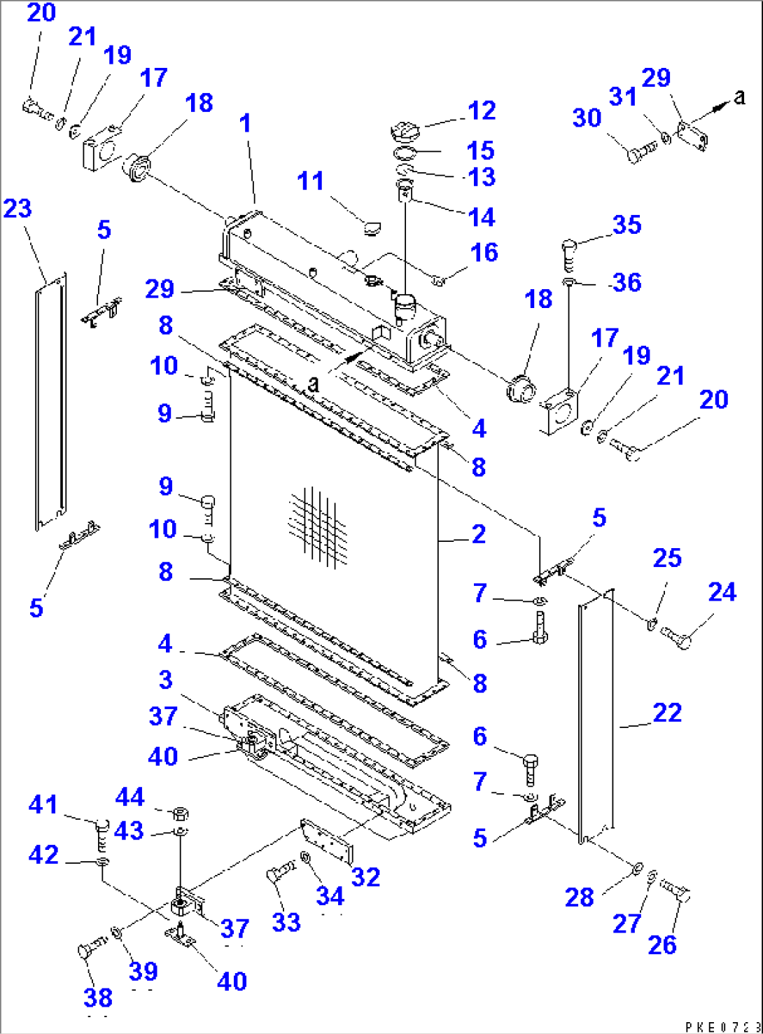 RADIATOR (FOR SCRAPER)(#75040-75999)