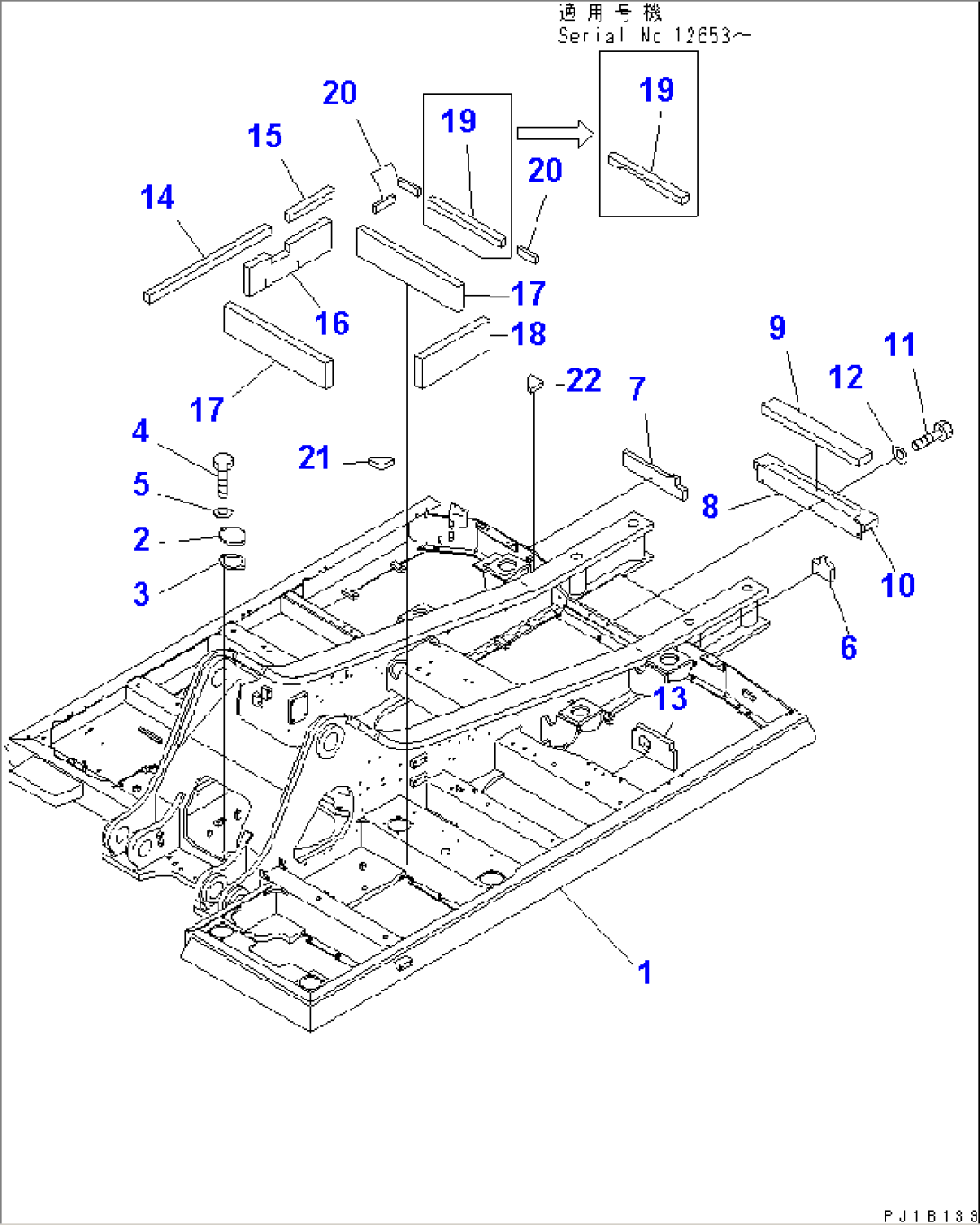 REVOLVING FRAME (FOR ADDITIONAL PIPING)(#32484-)