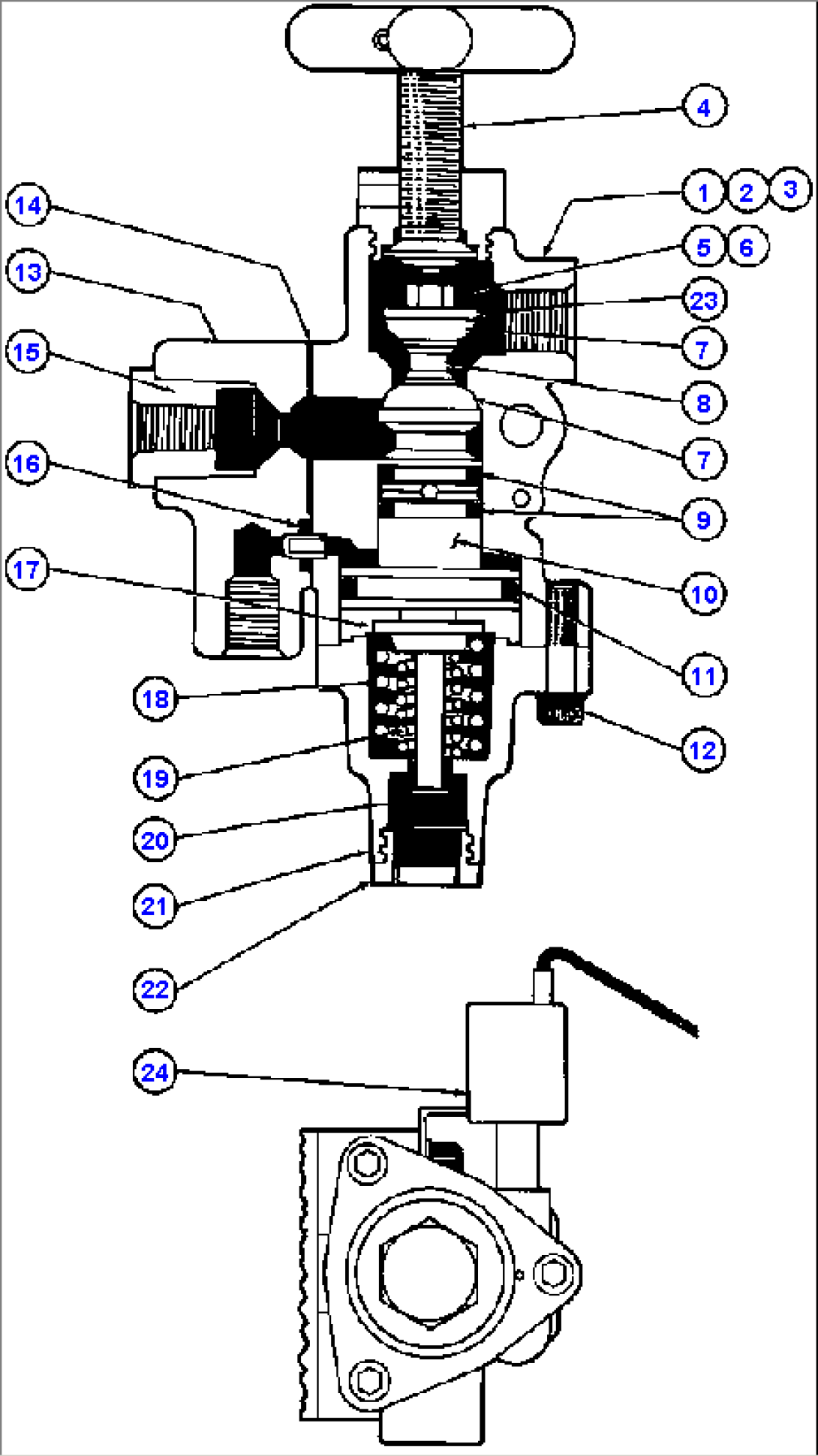 AIR TANK DRAIN VALVE ASSM (PB4774)