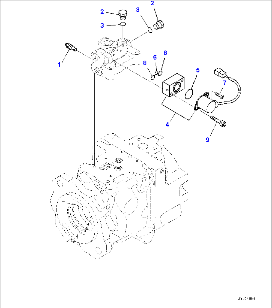 Torque Converter and Transmission, Radiator Fan Pump (4/5) (#30001-)