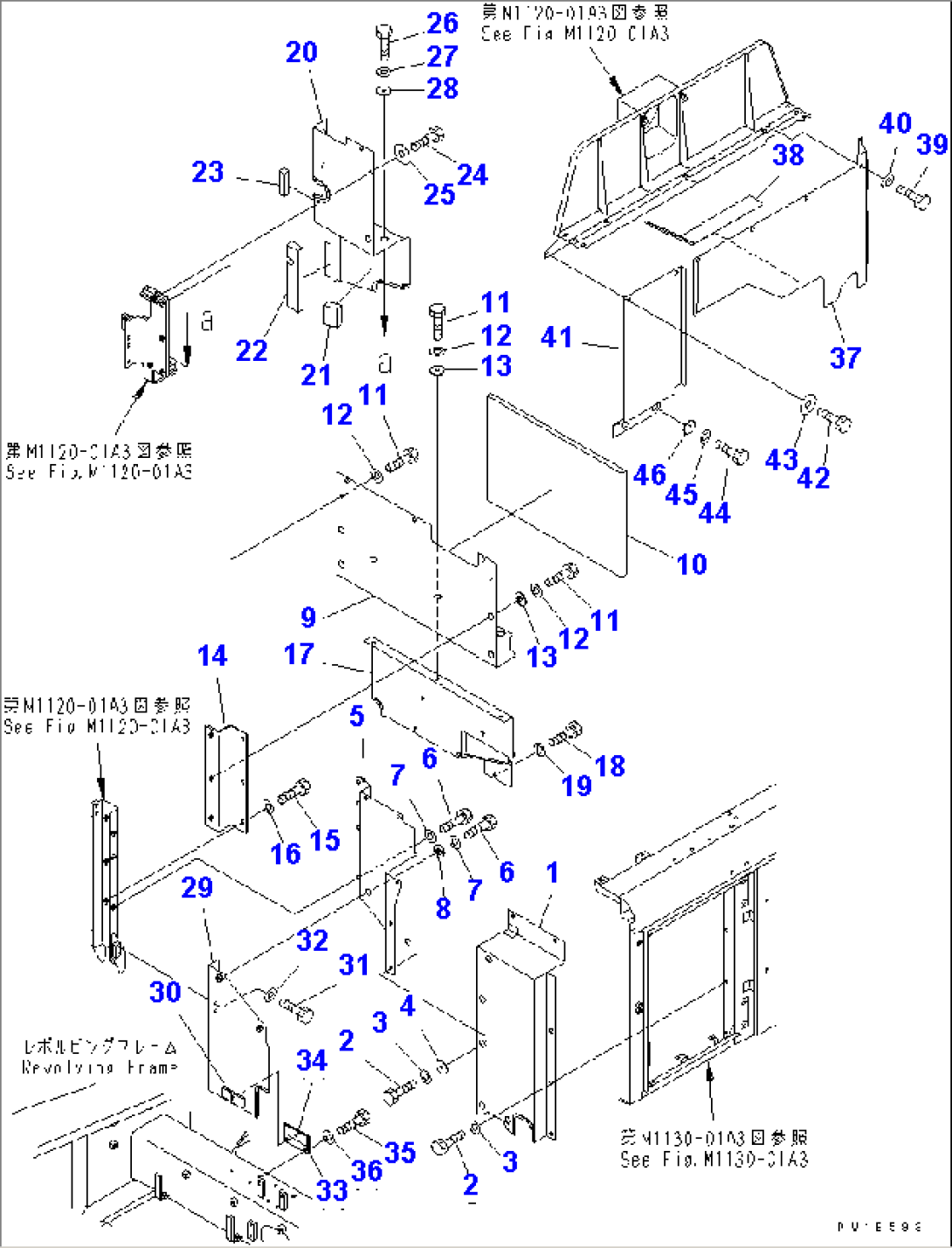 PARTITION COVER (MACHINE CAB)(#31001-31003)