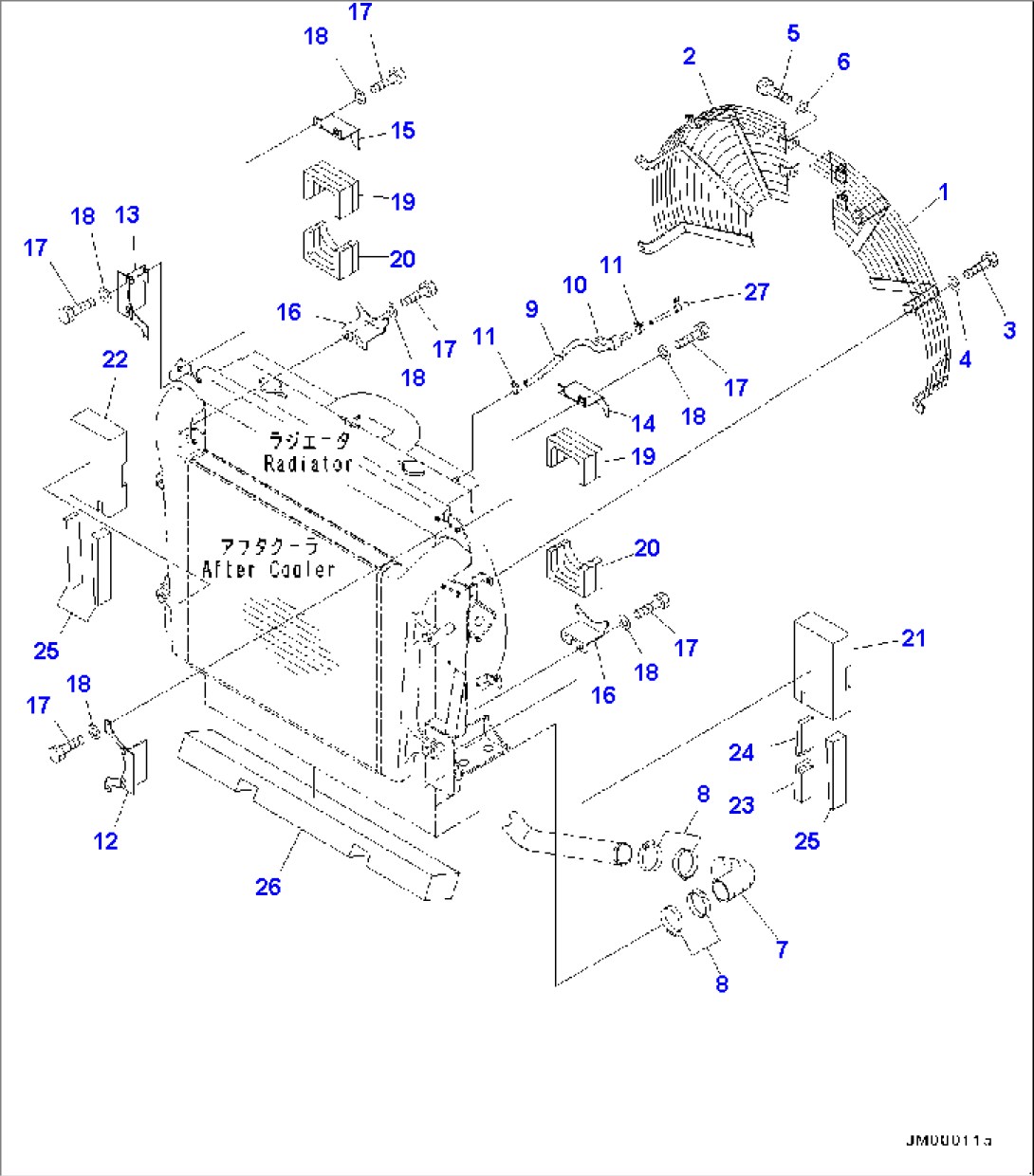 Cooling System, Fan Net (#2785-2905)