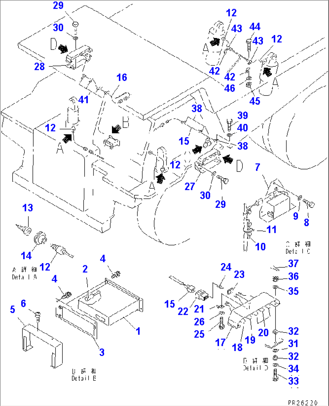 ELECTRICAL SYSTEM (FOR PAYLOAD METER) (CARD TYPE)(#4626-)