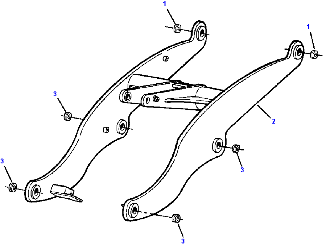 BOOM ASSEMBLY USED WITH AUXILIARY PIPING - FOR MODEL 510C