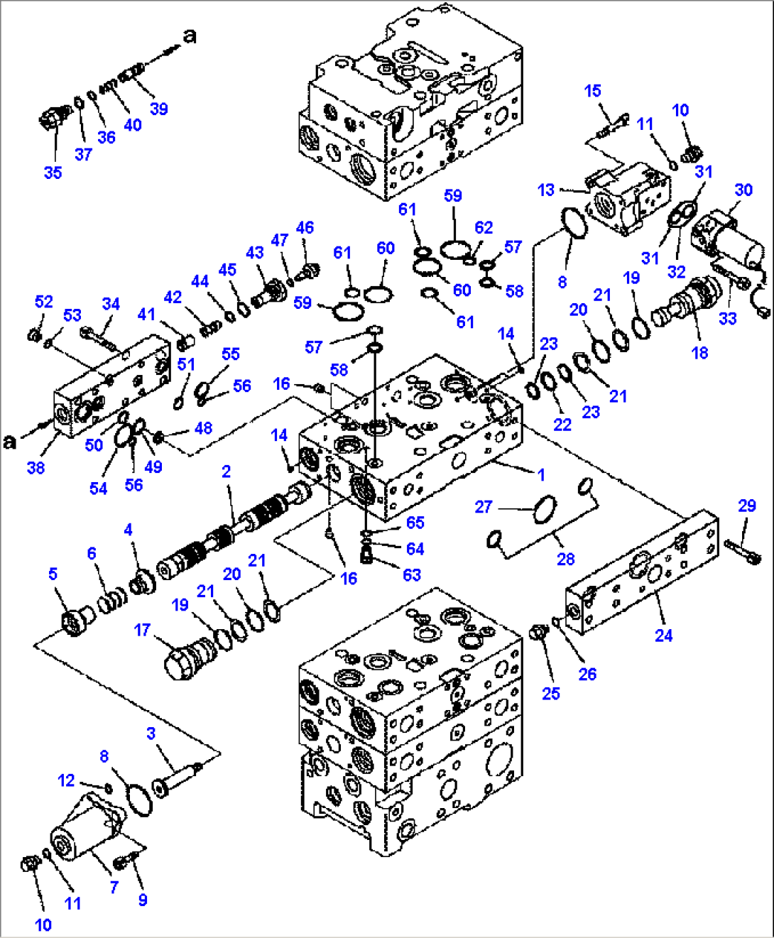 H0120-15A0 CONTROL VALVE 3-SPOOL VALVE (7/10)